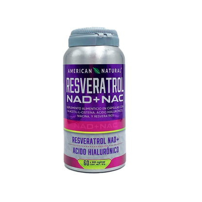 RESVERATROL NAD+NAC ETIQ MORADA